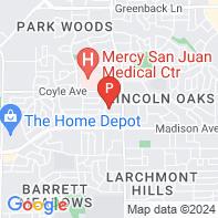 View Map of 6608 Mercy Court,Fair Oaks,CA,95628